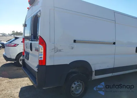 2019 Ram Promaster 2500 High Roof 159 Wb из США, поврежденный, VIN 3C6TRVDG6KE540350